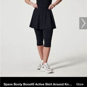 Spanx booty boost skirt around knee capris
